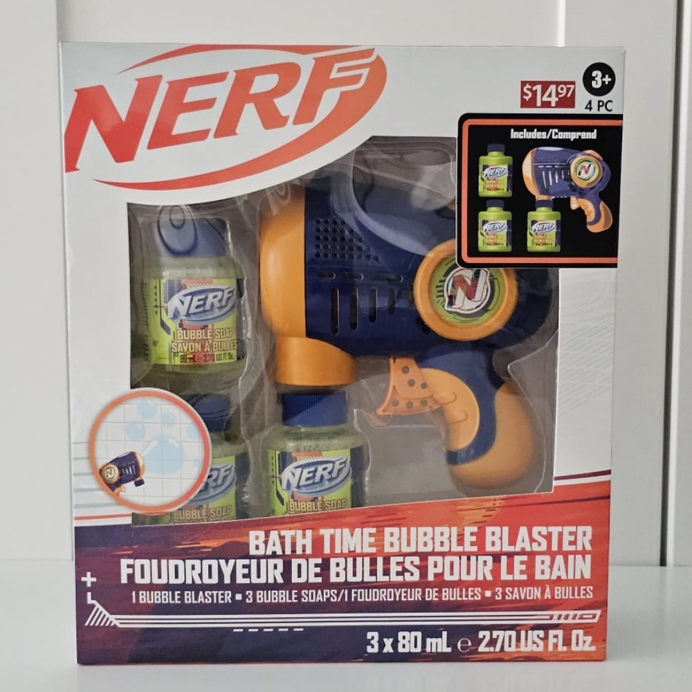 Nerf Bath Time Bubble Blaster Set